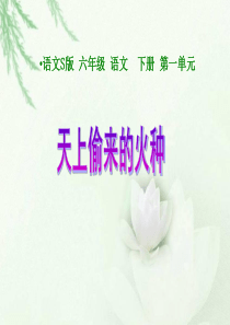 s版六年级下《天上偷来的火种》课件