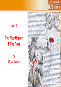 《现代大学英语精读1》第五课 nightingale and the rose