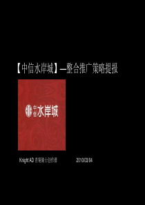 2010青铜骑士中信水岸城竞稿提报