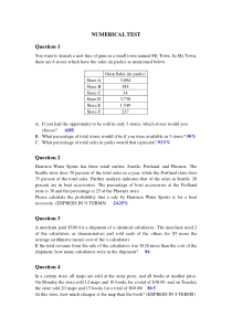 AC尼尔森笔试真题汇总