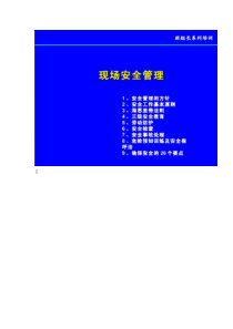 班组现场管理培训