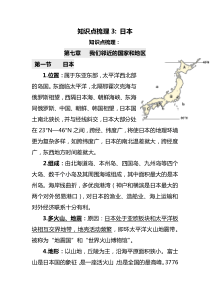 知识点梳理3：日本