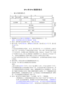 Ipv4和Ipv6数据报格式详解