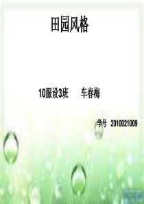 田园风格