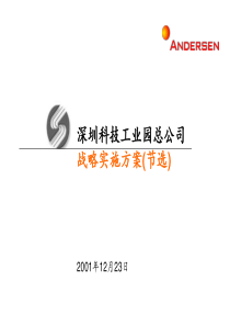 XX科技工业园总公司战略实施方案_