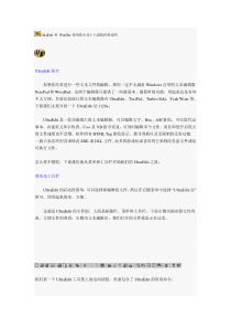 UltraEdit和_WinHex使用简介及十六进制转换说明