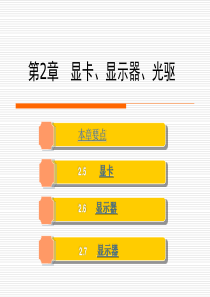 第2章(2)显卡显示器光驱