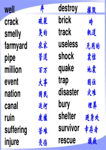 Unit4 Earthquakes Reading(公开课)
