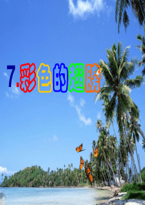 7《彩色的翅膀》