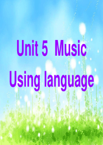 新人教版必修二Unit5-Using-language课件 (1)