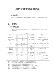 双组份熔喷吸音棉标准