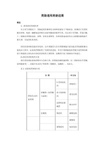 胃肠道用药新进展