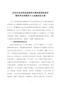 自治区食品药品监督管理局开展民族团结进步模范单位创建活动实施方案
