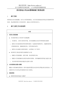 苏州供电公司企业管理部部门职责说明