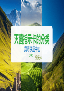 化学指示卡的分类
