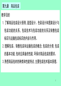 商品学  9包装