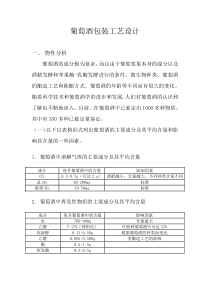 葡萄酒包装工艺设计