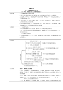 2017中考历史第一轮复习教案(中国近代史)