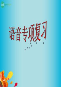 1 语音专题课件.