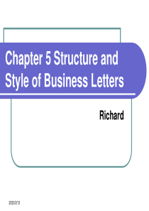 英语商业信函的写作格式