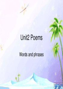 选修6unit2知识点概要