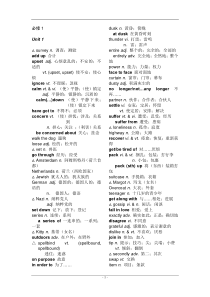 人教版高中英语全部单词表 2