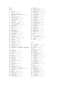 高中英语单词(必修1至选修8)默写版