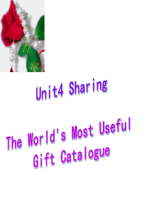 高二英语人教新课标选修7-unit4-sharing-using-language课件---上课用