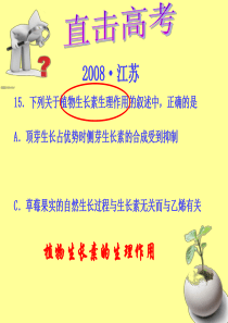 生长素的生理作用复习课