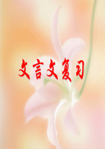初中文言文总复习及答题技巧(31张PPT)