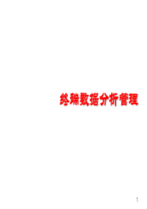 终端数据分析