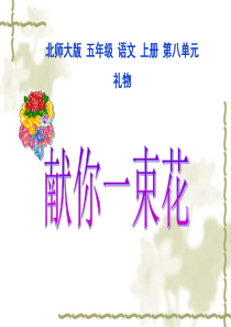 《献你一束花》资料