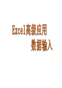 Excel2010高级应用教程