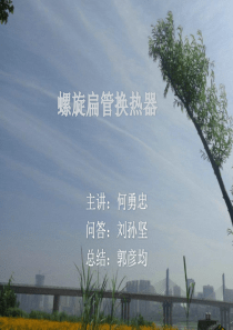 螺旋扁管换热器简介