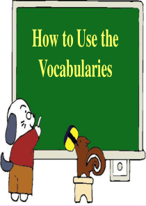 中考英语精品课件词语运用