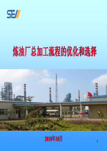 炼油厂总加工流程的优化和选择