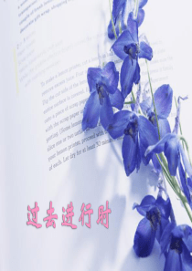 过去进行时讲解课件
