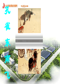成都七中孔雀东南飞  课件