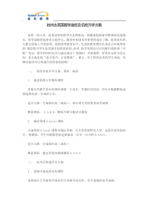 杭州去英国留学途径及名校升学方案