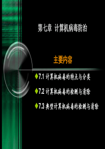 计算机病毒PPT