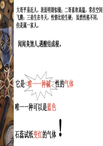 氨气的性质(公开课)