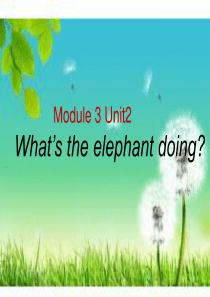外研社小学英语四年级上册Module3Unit2课件