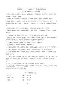 苏少版---七年级下册美术复习材料.doc