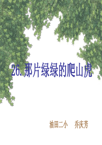 那片绿绿的爬山虎ppt8