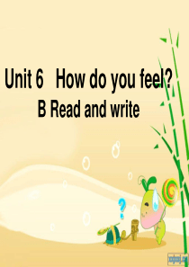 新人教版六年级上册英语Unit6 B Read and write