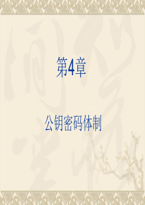 第4章公钥密码体制