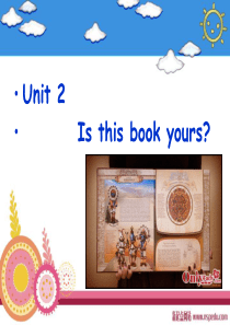 剑桥少儿二级上Unit2