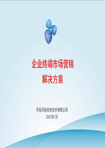 企业终端市场营销解决方案