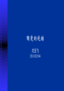 尤玉飞―陶瓷的烧结