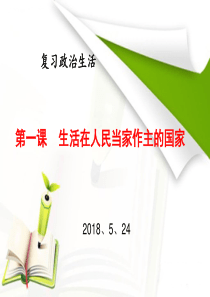 政治第一课复习生活在人民当家作主的国家